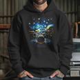 Drum Kit Percussionist Drummer Van Gogh Drums Unisex Hoodie