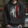 Muay Thai Boxing US American Flag Unisex Hoodie