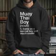 Muay Thai Boy Definition Martial Arts Sports Unisex Hoodie