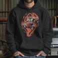 Muay Thai Fighter Teep Push Kick Minimal Line Art Clean Unisex Hoodie