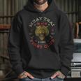 Muay Thai Fighter Vintage Tee Twin Tiger Art Of 8 Limbs Unisex Hoodie Muay Thai Fighter Vintage Tee Twin Tiger Art Of 8 Limbs Unisex Hoodie