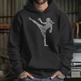 Muay Thai Martial Arts Typography Kickboxer Girls Kickboxing Unisex Hoodie