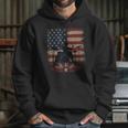 Patriotic Drum Kit Silhouette American Flag Unisex Hoodie Patriotic Drum Kit Silhouette American Flag Unisex Hoodie