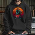 Retro Dog With Gloves Muay Thai Fighter Unisex Hoodie