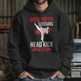 Rock Paper Scissors Head Kick I Win Muay Thai Unisex Hoodie