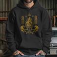 Sawadee Thai Traditional Sak Yant Thai Twin Tigers Muay Thai Unisex Hoodie