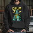 Women's Cute Drummer Cat Drum Kitten Unisex Hoodie Women's Cute Drummer Cat Drum Kitten Unisex Hoodie