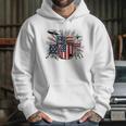 Drum Kit With American Flag Graphic For Musicians Unisex Hoodie Drum Kit With American Flag Graphic For Musicians Unisex Hoodie