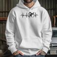 Drum Kit Pulse Line Rock Artist Drum Set Unisex Hoodie Drum Kit Pulse Line Rock Artist Drum Set Unisex Hoodie