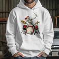 Skeleton Drummer Skull Drum Kit Halloween Unisex Hoodie