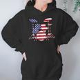 American Flag Drum Kit Patriotic US Drum Art Unisex Hoodie American Flag Drum Kit Patriotic US Drum Art Unisex Hoodie
