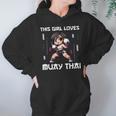 This Girl Loves Muay Thai Muay Thai Girls Kids Unisex Hoodie