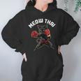 Meow Thai Muay Thai Boxing Cat Martial Arts MMA Boxer Unisex Hoodie
