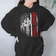 Muay Thai Boxing US American Flag Unisex Hoodie