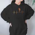 Muay Thai Heartbeat Vintage ECG Cardiogram Retro Unisex Hoodie