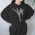 Muay Thai Martial Arts Typography Kickboxer Girls Kickboxing Unisex Hoodie