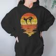 Muay Thai Shirt Retro Sunset 70s Vintage Muay Thai Unisex Hoodie