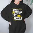 Punch Hard Eat Tacos Professional Boxer Muay Thai Boxing Unisex Hoodie