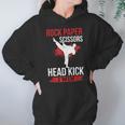 Rock Paper Scissors Head Kick I Win Muay Thai Unisex Hoodie