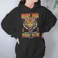 Vintage Muay Thai Twin Tiger Art Of 8 Limbs Unisex Hoodie