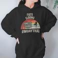 Women's Retro Muay Thai Martial Arts Fighter Graphic Unisex Hoodie Women's Retro Muay Thai Martial Arts Fighter Graphic Unisex Hoodie