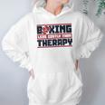 Boxing Less Costly Than Therapy Muay Thai Boxing Unisex Hoodie