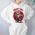 Meow Thai Funny Muay Thai And Cats Lover Unisex Hoodie