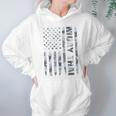 Muay Thai American Flag Camo Military Patriotic Unisex Hoodie