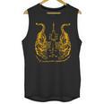 Awesome Orange Double Tiger Muay Thai Sak Yant Unisex Tank Top, trending gift