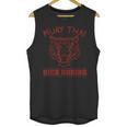 Great Muay Thai Tiger Kickboxing Martial Artist Unisex Tank Top, trending gift