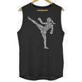Muay Thai Martial Arts Typography Kickboxer Girls Kickboxing Unisex Tank Top, trending gift