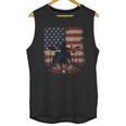 Patriotic Drum Kit Silhouette American Flag Unisex Tank Top, trending gift Patriotic Drum Kit Silhouette American Flag Unisex Tank Top, trending gift