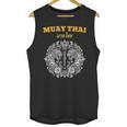 Sak Yant Muay Thai Art Tattoo Twin Tiger Kickboxing Thailand Unisex Tank Top, trending gift