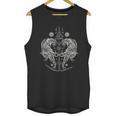 Sak Yant Thai Tattoo Twin Tiger For Muay Thai Fighter Boxing Unisex Tank Top, trending gift