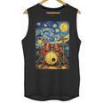 Starry Night Drum Kit Van Gogh Style Art Unisex Tank Top, trending gift
