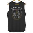 Twin Tiger Sak Yant Muay Thai Fighter Tee Martial Art Unisex Tank Top, trending gift