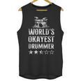 Vintage World'S Okayest Drummer Drum Kit Unisex Tank Top, trending gift Vintage World'S Okayest Drummer Drum Kit Unisex Tank Top, trending gift