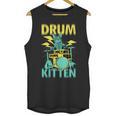 Women's Cute Drummer Cat Drum Kitten Unisex Tank Top, trending gift Women's Cute Drummer Cat Drum Kitten Unisex Tank Top, trending gift