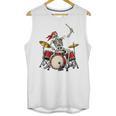Skeleton Drummer Skull Drum Kit Halloween Raglan Baseball Tee Unisex Tank Top, trending gift