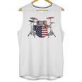 USA Patriotic Drum Kit American Flag Drum Set Unisex Tank Top, trending gift USA Patriotic Drum Kit American Flag Drum Set Unisex Tank Top, trending gift