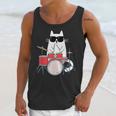 Cat Wearing Sunglasses Playing Drums Drum Kit Musician Unisex Tank Top Cat Wearing Sunglasses Playing Drums Drum Kit Musician Unisex Tank Top