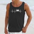 Drum Kit Cardiogram Drum Musician ECG Unisex Tank Top