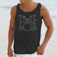 Drum Kit Rock Music Percussion Unisex Tank Top Drum Kit Rock Music Percussion Unisex Tank Top