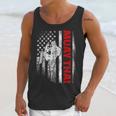 Muay Thai Boxing US American Flag Unisex Tank Top
