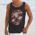 Muay Thai Elbow Strike Silhouette Minimal Clean Sport Unisex Tank Top