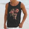 Muay Thai Fighter Southpaw Stance Minimal Silhouette Clean Unisex Tank Top Muay Thai Fighter Southpaw Stance Minimal Silhouette Clean Unisex Tank Top