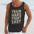 Muay Thai Fighter Train Hard Fight Easy Training Motivation Unisex Tank Top Muay Thai Fighter Train Hard Fight Easy Training Motivation Unisex Tank Top
