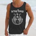 Muay Thai Language Sak Yant Art Tattoo Twin Tiger Kickboxing Unisex Tank Top Muay Thai Language Sak Yant Art Tattoo Twin Tiger Kickboxing Unisex Tank Top