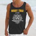 Muay Thai Sak Yant MMA Tattoo Tiger Lion Knife Martial Art Unisex Tank Top