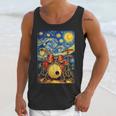 Starry Night Drum Kit Van Gogh Style Art Unisex Tank Top